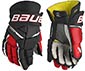 Bauer M3 Supreme rękawica Senior czarny-czerwony