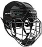 Bauer Re-Akt 55 Kask combo z siatk Senior czarny