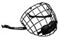 Bauer Contour 2 Kratownica Facemask czarny
