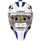 CCM Axis F5 Maska Senior biały - niebieski królewski
