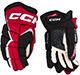 CCM Jetspeed FT680 rkawica Senior czarny-czerwony-biay