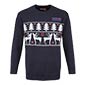 CCM Winter Knit Sweatshirt ciemny niebieski